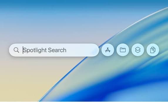 Recherche Spotlight sur Mac avec macOS