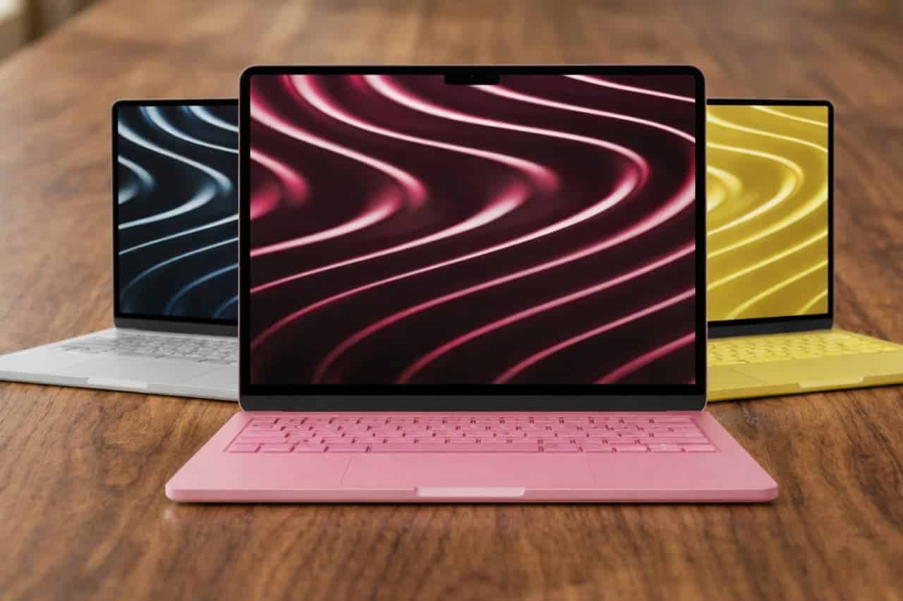 MacBook Neo dans ses quatre coloris