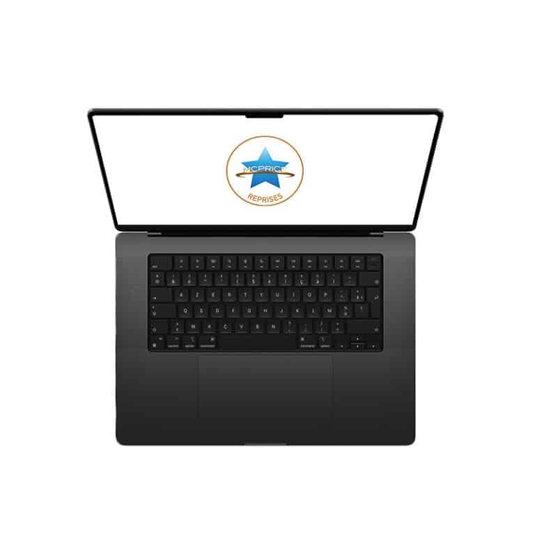 Reprise | Apple MacBook Pro 16 Pouces Puce M5 Max 36Go 2 To SSD - Noir Sidéral | McPrice Paris Trocadero